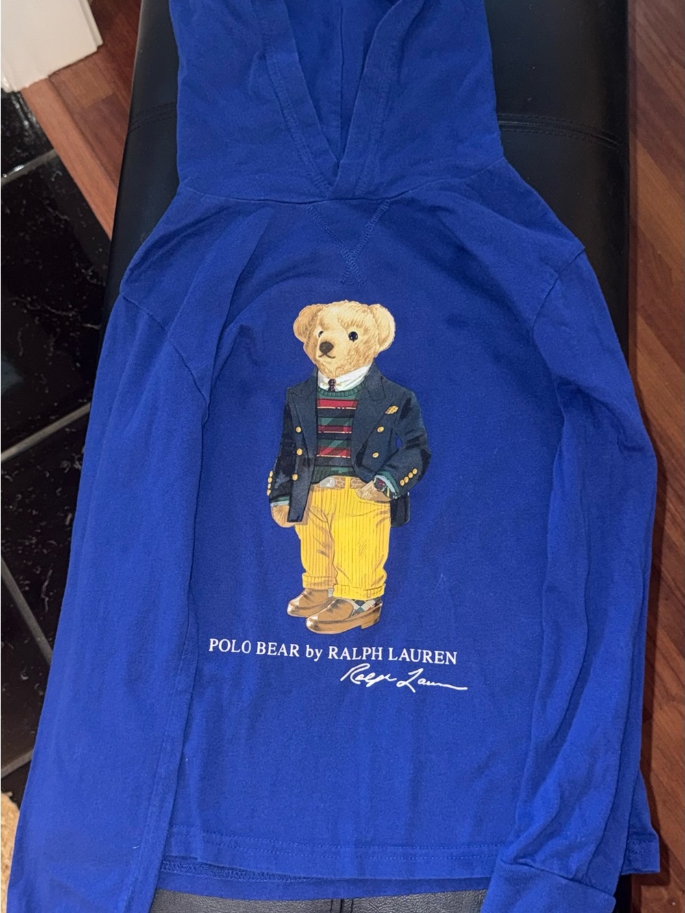 Ralph Lauren Royal Blue Polo Bear Hoodie